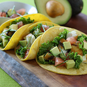 Fish Tacos with California Avocado, Grapefruit and Toasted Ancho Salsa