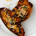 Quinoa Sweet Potato Boat